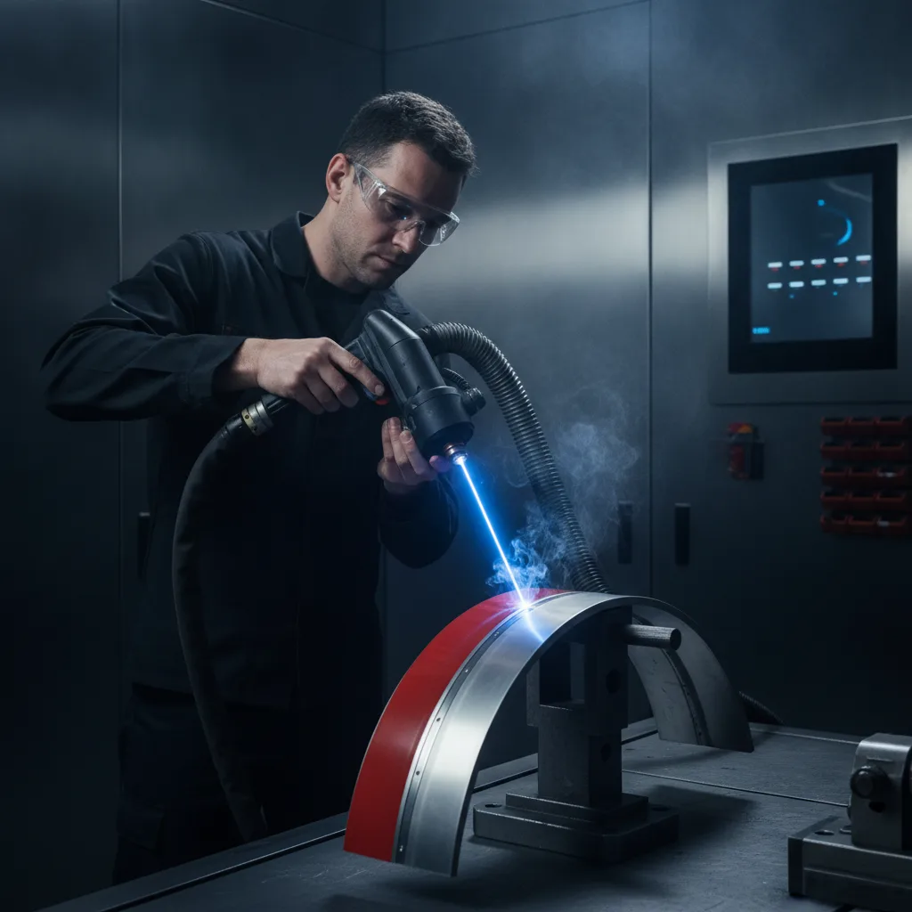 Retrait de peinture laser sur métal, résultats 2026 - retrait peinture laser metal