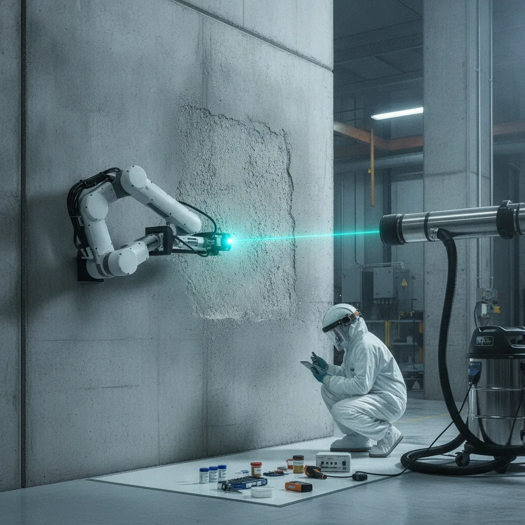 décapage laser énergie nucléaire décontamination