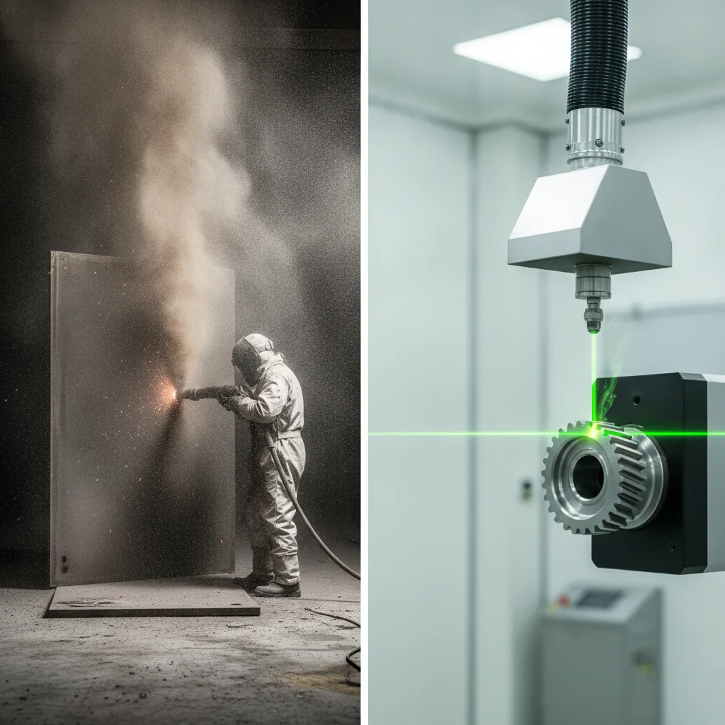 décapage rouille calamine laser acier