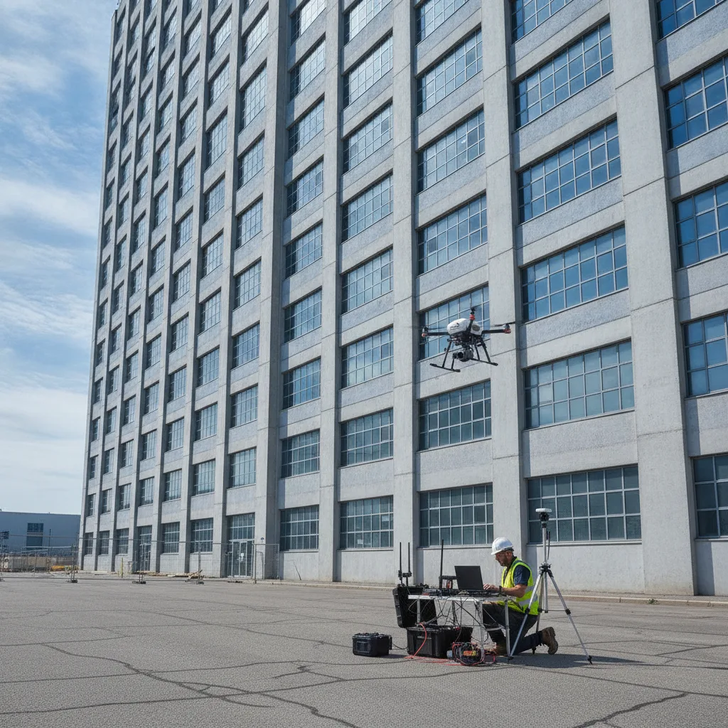 photogrammétrie drone relevé bâtiment